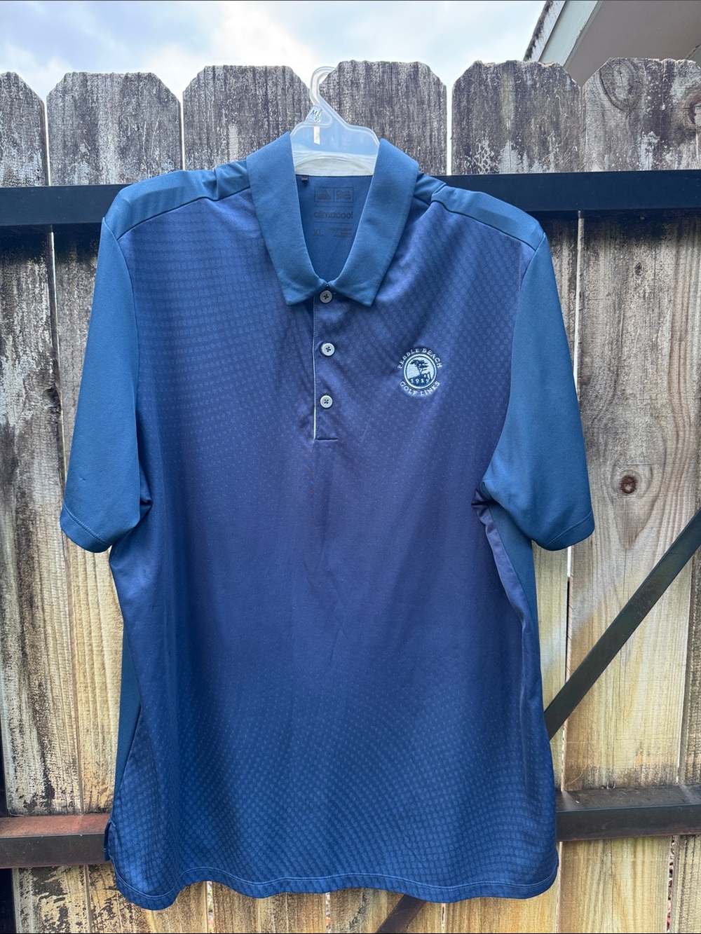 Adidas dri-fit golf polo shirt, size XL